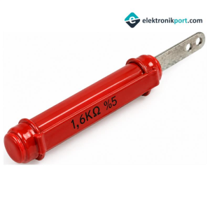 1,6K 25W %5 Seramik Tüp Tip Tel Sarım Güç Direnci