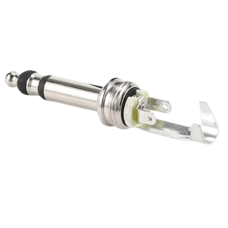 6,3mm Stereo (TRS) Erkek Jak Konnektör – Metal Gövde, Panel Tip