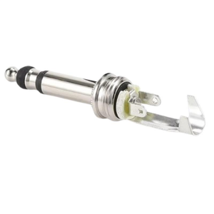 6,3mm Stereo (TRS) Erkek Jak Konnektör – Metal Gövde, Panel Tip