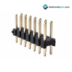 2x7 2.54 mm Erkek Pin Header – 14 Pin Çift Sıra elektronik port