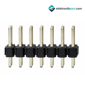 2x7 2.54 mm Erkek Pin Header – 14 Pin Çift Sıra elektronik port