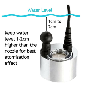 Sis Yapıcı Nem Nozülü Soğuk Buhar 24V Kuluçka Makinesi 41mm