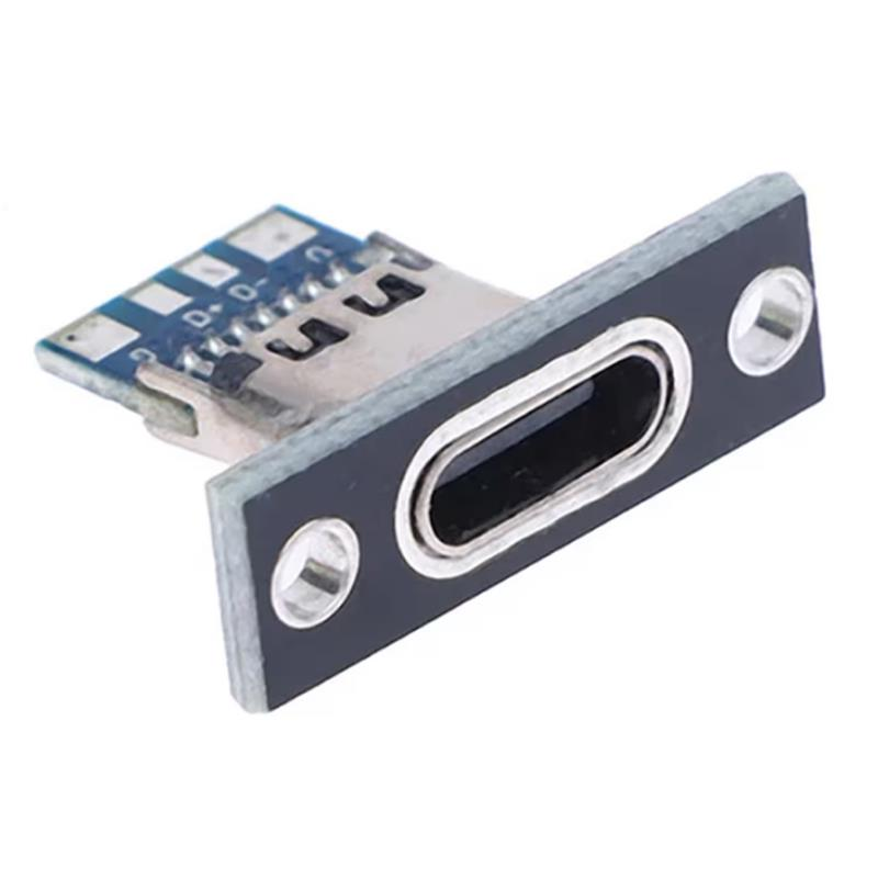 Type-C Panel Montaj Dişi Soket 4 Pin