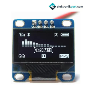 OLED Ekran Modülü beyaz 128x64 1,3 inch SSD1306 4-pin