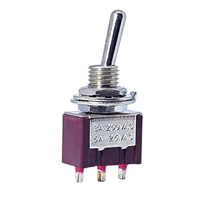 IC-139A  Toggle Swıtch On-Off 3P (Mts-102) A Kalite (Kırmızı)