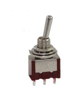 IC-139A  Toggle Swıtch On-Off 3P (Mts-102) A Kalite (Kırmızı)