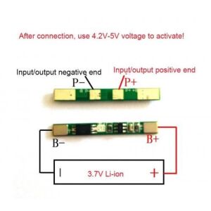 1S 3A 3,7V BMS Koruma Kartı Lityum Batarya 18650 Li-ion Lipo Protection Module