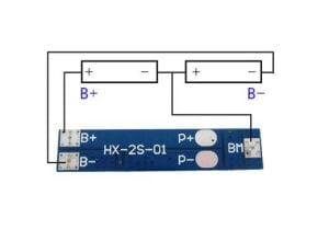 2S 3A 7,4V BMS Koruma Kartı Lityum Batarya 18650 Li-ion Lipo Protection Module