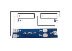 2S 3A 7,4V BMS Koruma Kartı Lityum Batarya 18650 Li-ion Lipo Protection Module