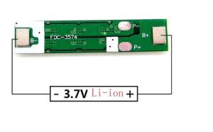 1S 5A 3.7V BMS Koruma Kartı Lityum Batarya 18650 Li-ion Lipo Protection Module