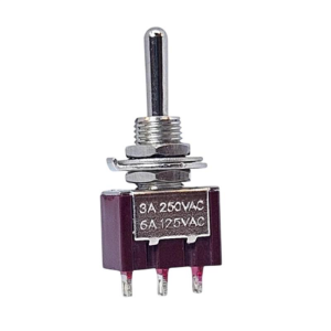 IC-143 Toggle Swıtch (On)-Off-(On) 3P (Mts-123) Yaylı Akalite (Kırmızı)