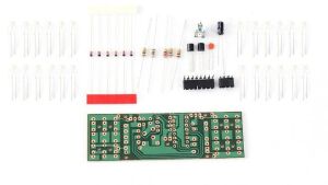 Çakarlı Lamba Devre Kiti Kendin Yap DIY Mavi - Kırmızı Demonte NE555 + CD4017