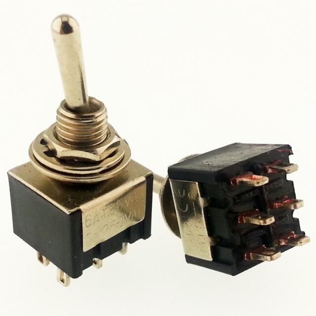IC-146  Toggle Swıtch On-(On) 6P (Mts-212) Yaylı