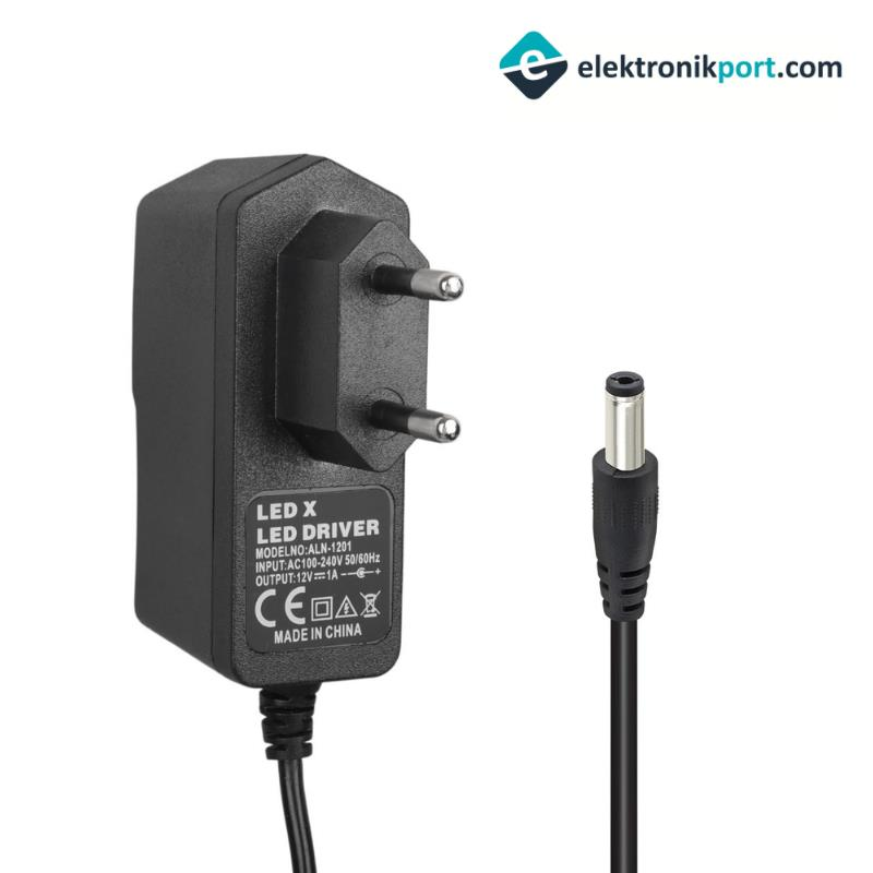 12V 1A 5,5x2,5mm Adaptör DC Priz Tip