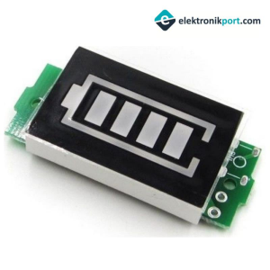 4S Lityum Batarya Kapasite Göstergesi Modülü 14,8V