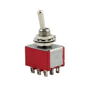 IC-148B  Toggle Swıtch On-Off-On 9P (Mts-303)