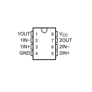LM393P Komparatör Entegresi DIP-8