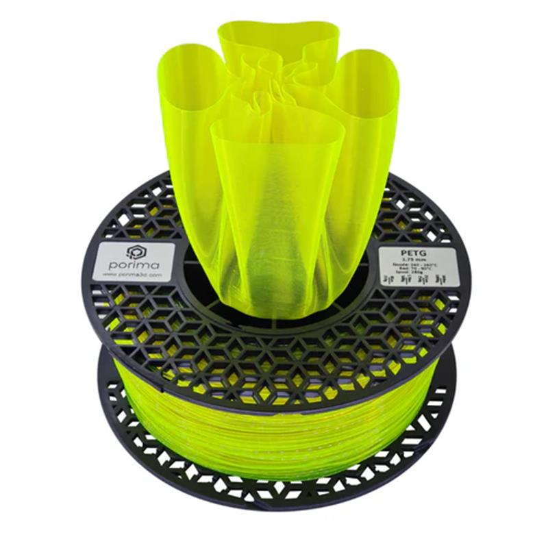 Porima Neon Sarı PETG Transparan Filament 1,75mm 1Kg