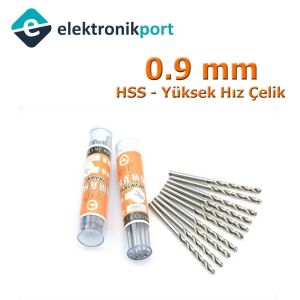 Matkap Ucu 0,9 mm (HSS Yüksek Hız Çelik )