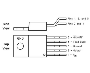 LM2596T 12V Voltaj Regülatörü TO220-5