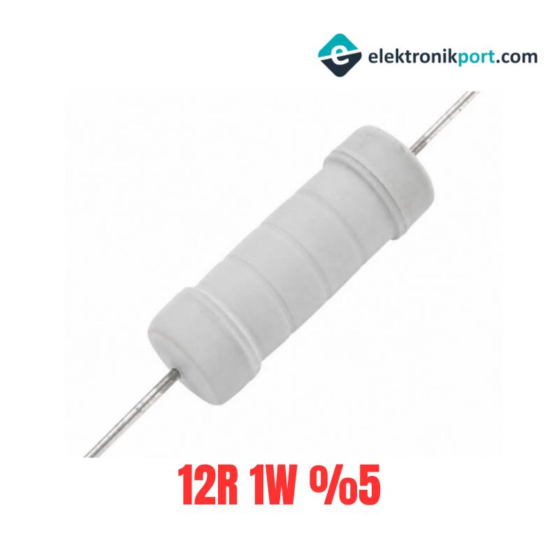 12R 1W %5 Tolerans Taş Direnç