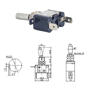 IC-151A  Ledli Toggle Swıtch 12V