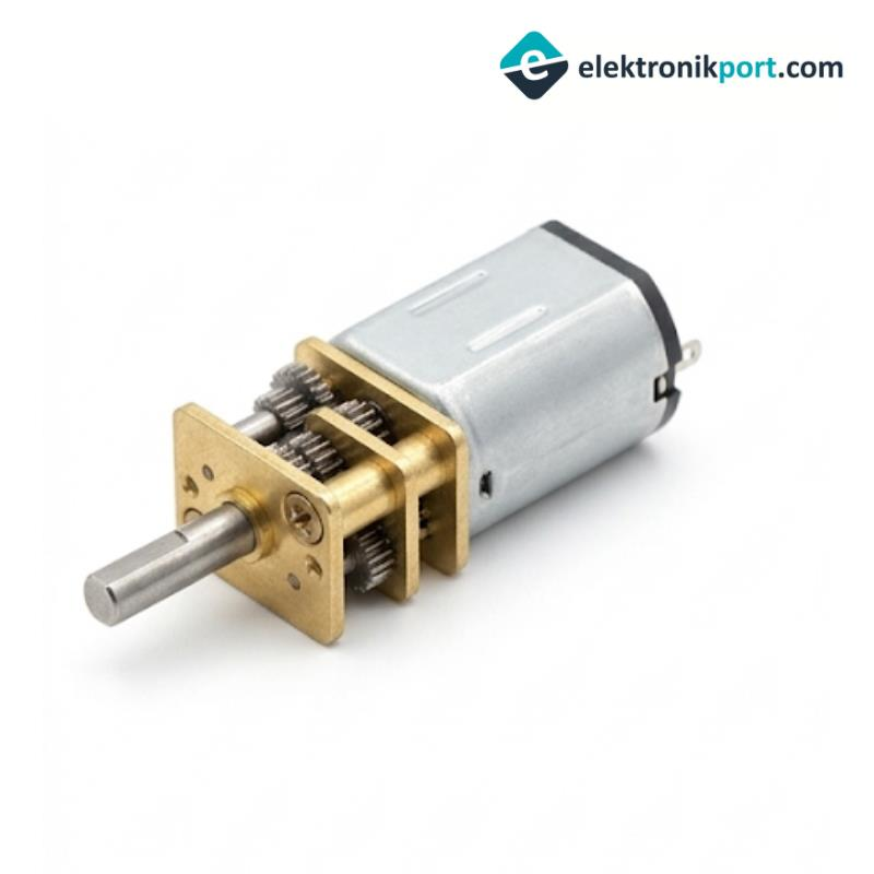 N20 Redüktörlü DC Motor 6v 12mm 150 RPM