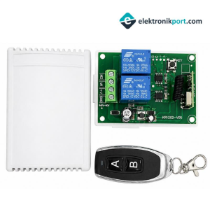 2 Kanal 10A 433 MHz Mini Alıcı Verici Set