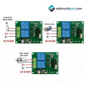 2 Kanal 10A 433 MHz Mini Alıcı Verici Set