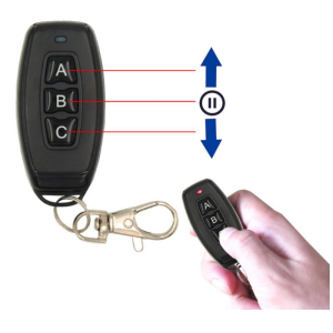 2 Kanal 10A 433 MHz Mini Alıcı Verici Set