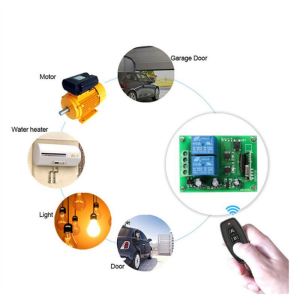 2 Kanal 10A 433 MHz Mini Alıcı Verici Set