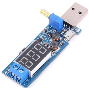 DC-DC 5V - 3.5V / 12V USB Step UP / Down Göstergeli Power Modül