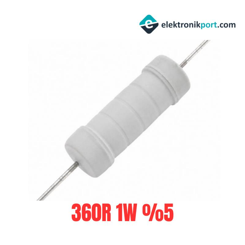360R 1W %5 Tolerans Taş Direnç
