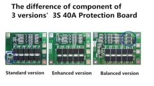 3S 40A 12.6V BMS Koruma Kartı Lityum Batarya 18650 26650 Li-ion Lipo Protection Module