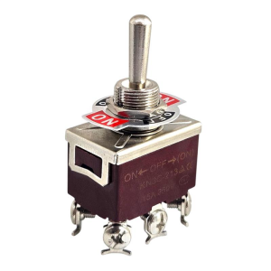 IC-159  Toggle Swıtch Büyük Boy (On)-Off-On 6P Vidalı Yaylı