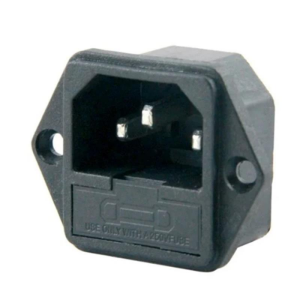 Power Soket Erkek Fuseli Kulaklı