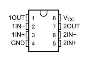 LM393 SOIC-8 SMD Komparatör Entegresi