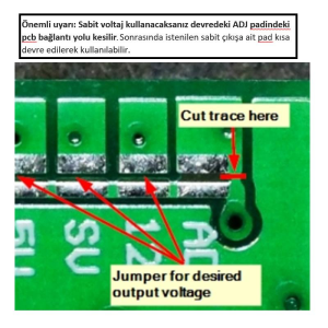 MP2315 1,5A Voltaj Düşürücü Regülatör Kartı - Step Down