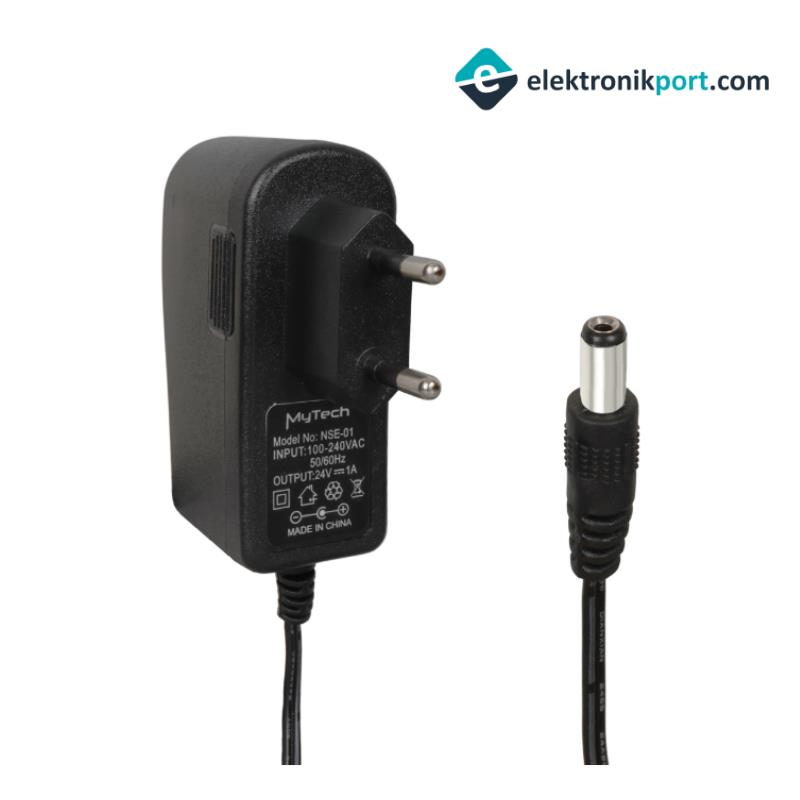 24V 1A 5,5x2,5mm Adaptör DC Priz Tip