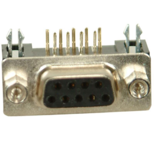 Dişi Konnektör - 9 Pin 90 Derece D-Sub