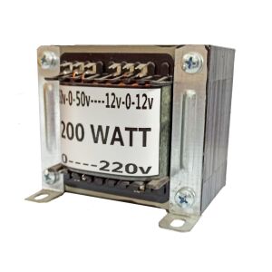 200W Kademeli Trafo 2x12v / 2x50v