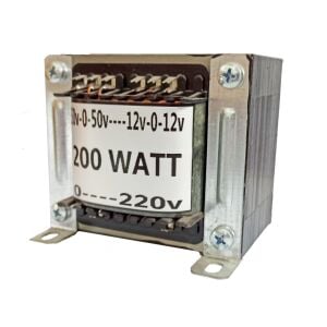 200W Kademeli Trafo 2x12v / 2x50v