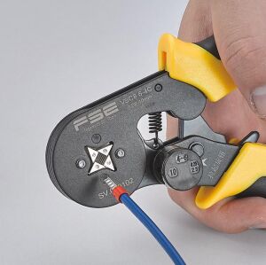 FSE – Yüksük Sıkma Pensesi 0,08-10mm² 4 Köşe VSC8 6-4C